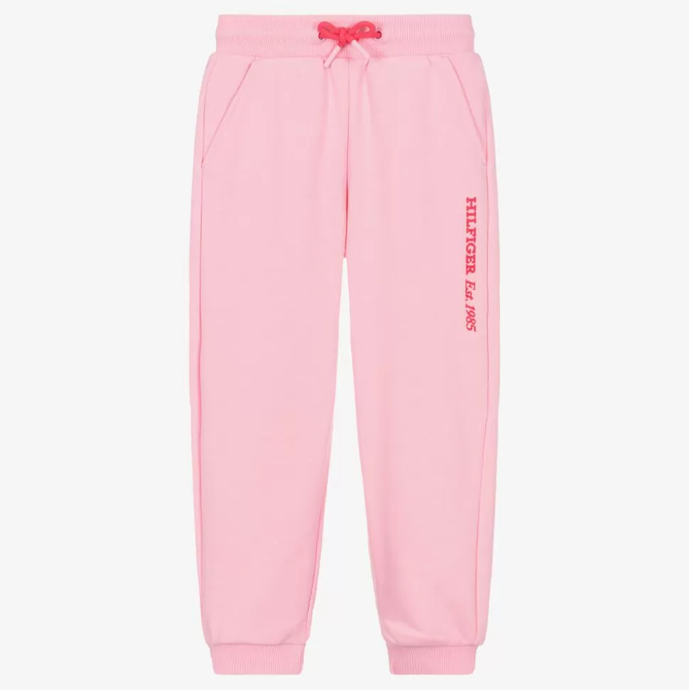 Tommy Hilfiger Girls Pink Logo Joggers^ Trousers