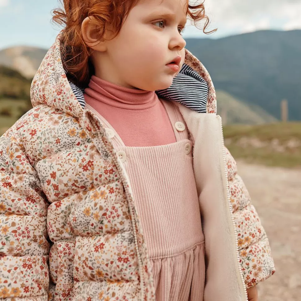 Petit Bateau Girls Pink Organic Cotton Dungarees^ Trousers