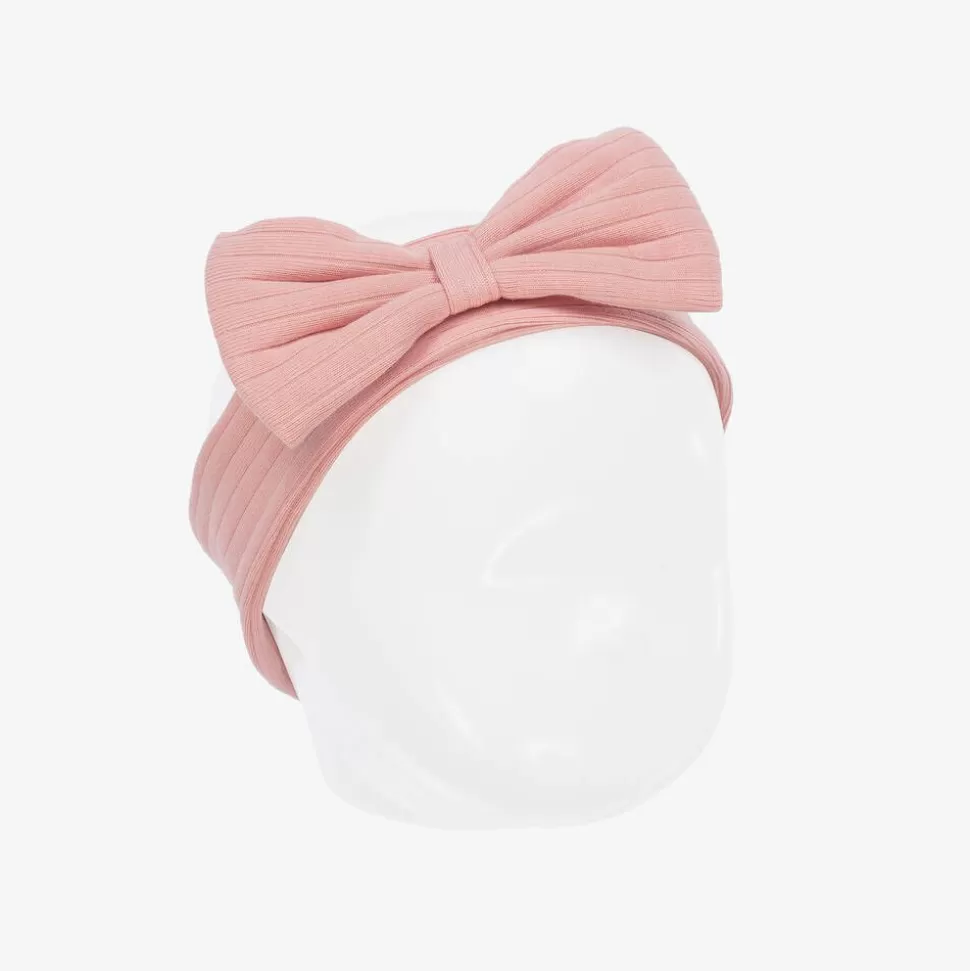 Kissy Love Girls Pink Pima Cotton Abloom Headband^ Hair Accessories