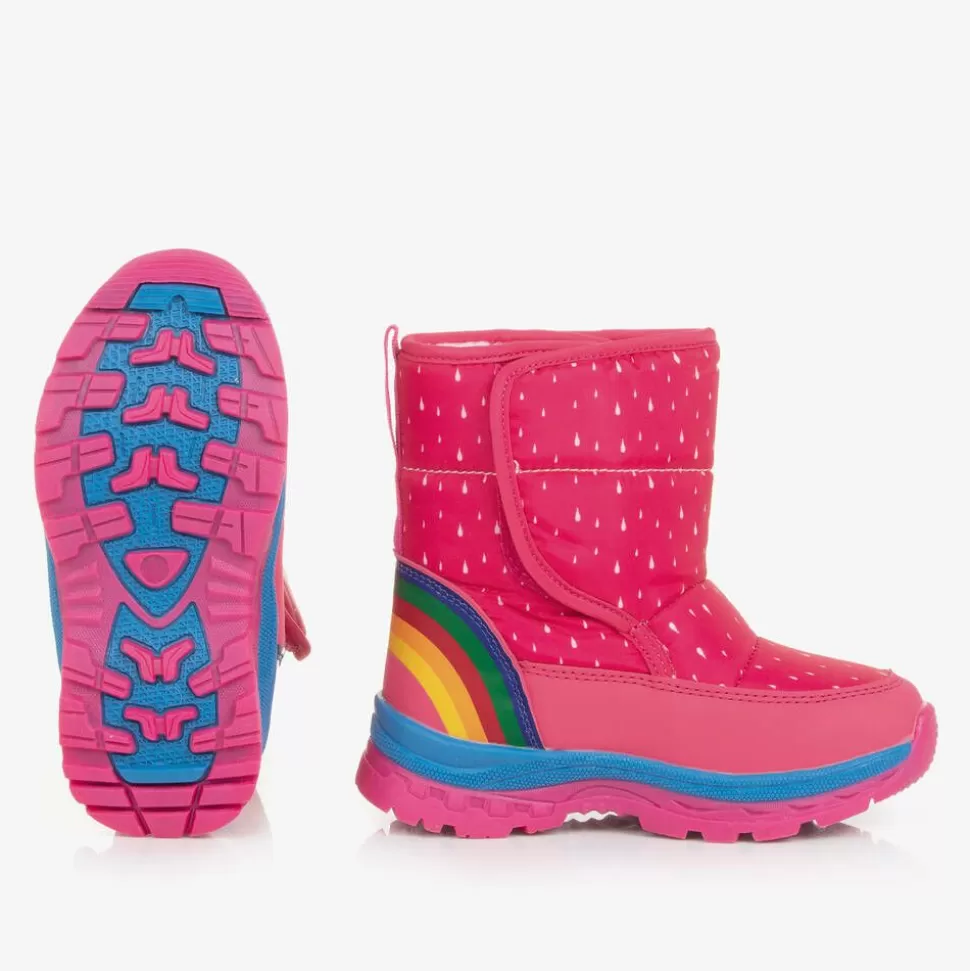 Agatha Ruiz de la Prada Girls Pink Rainbow Snow Boots^ Snow Boots | Snow Boots
