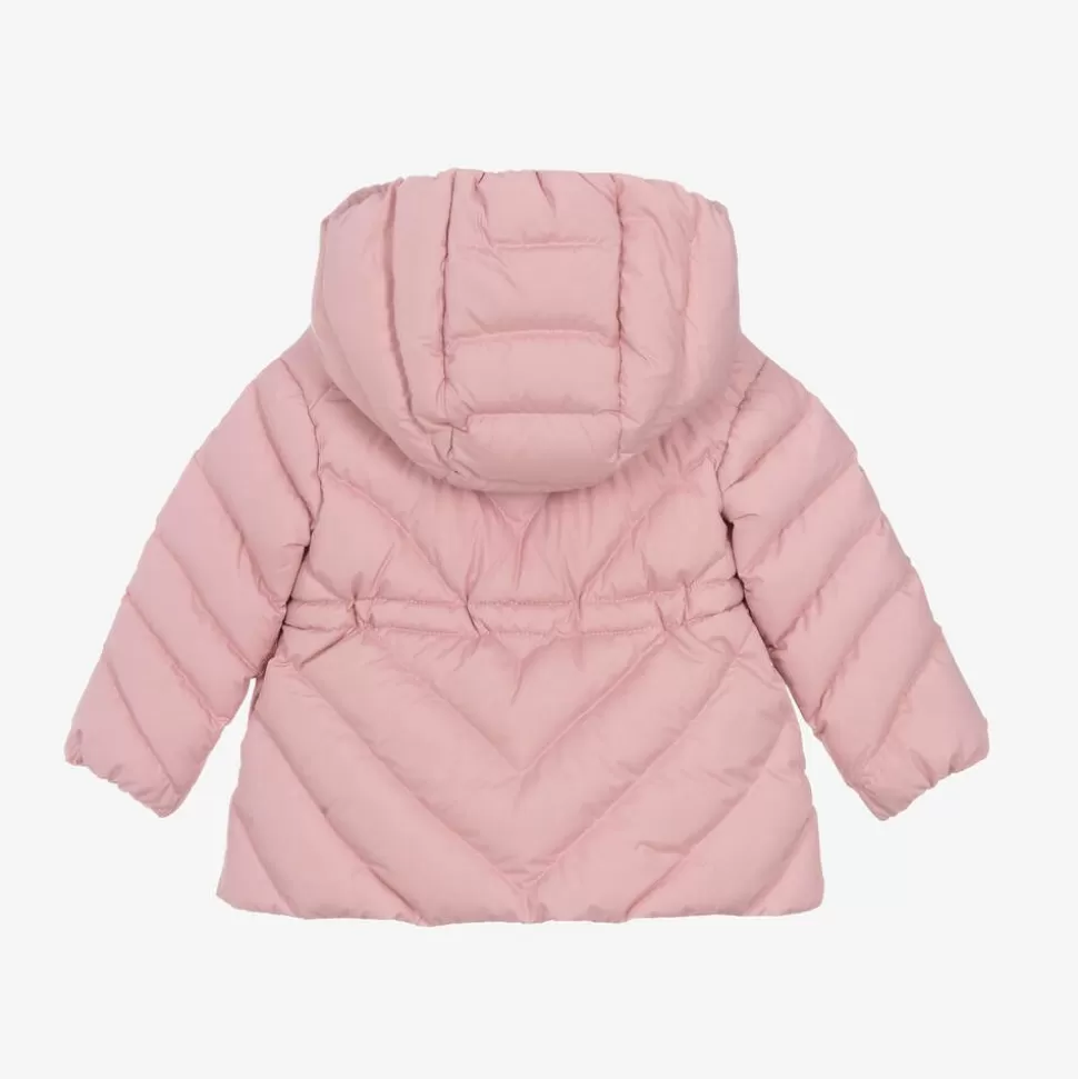 Moncler Enfant Girls Pink Sanaa Hooded Down Coat^ Coats & Jackets