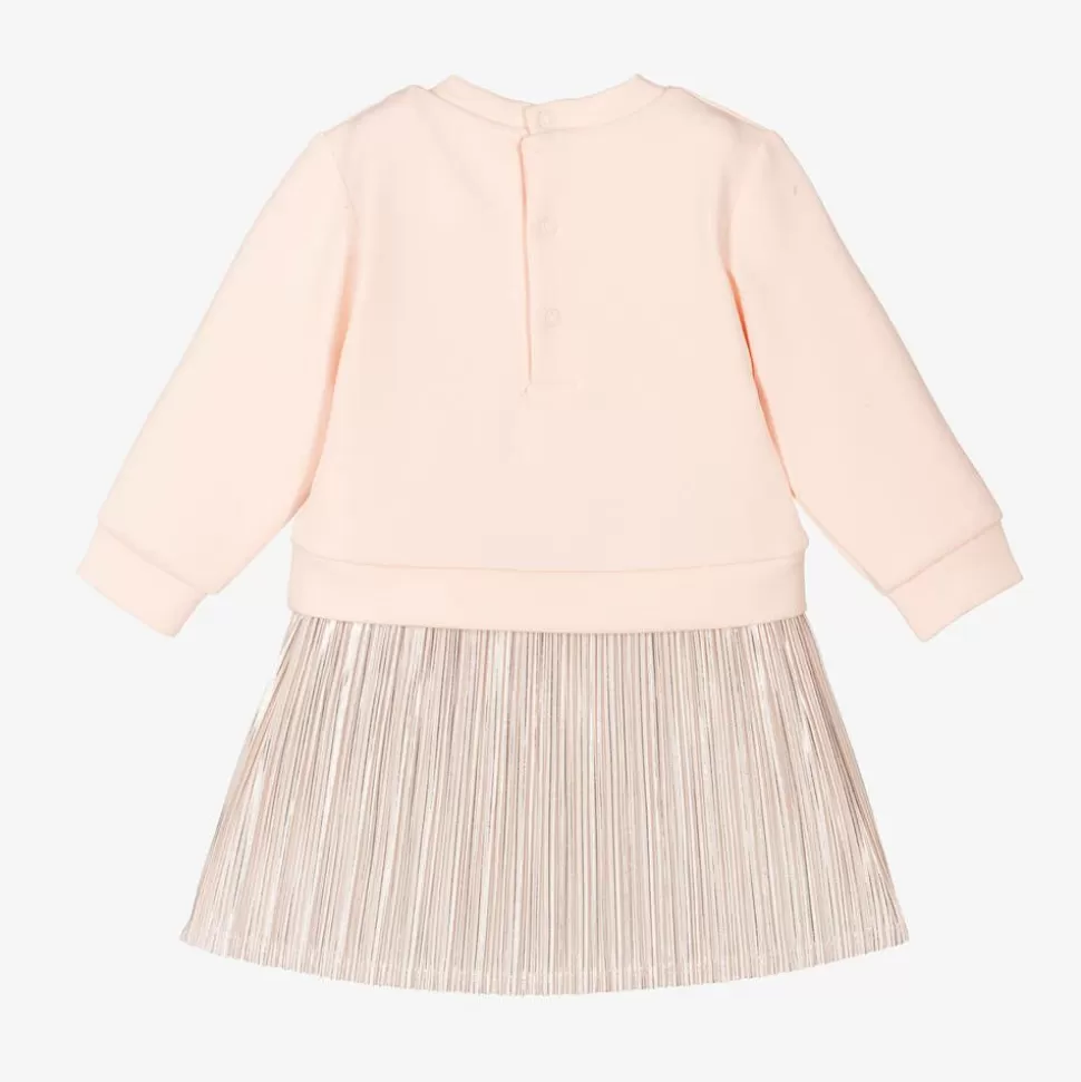 Michael Kors Kids Girls Pink Sequin Logo Jersey Dress^ Dresses