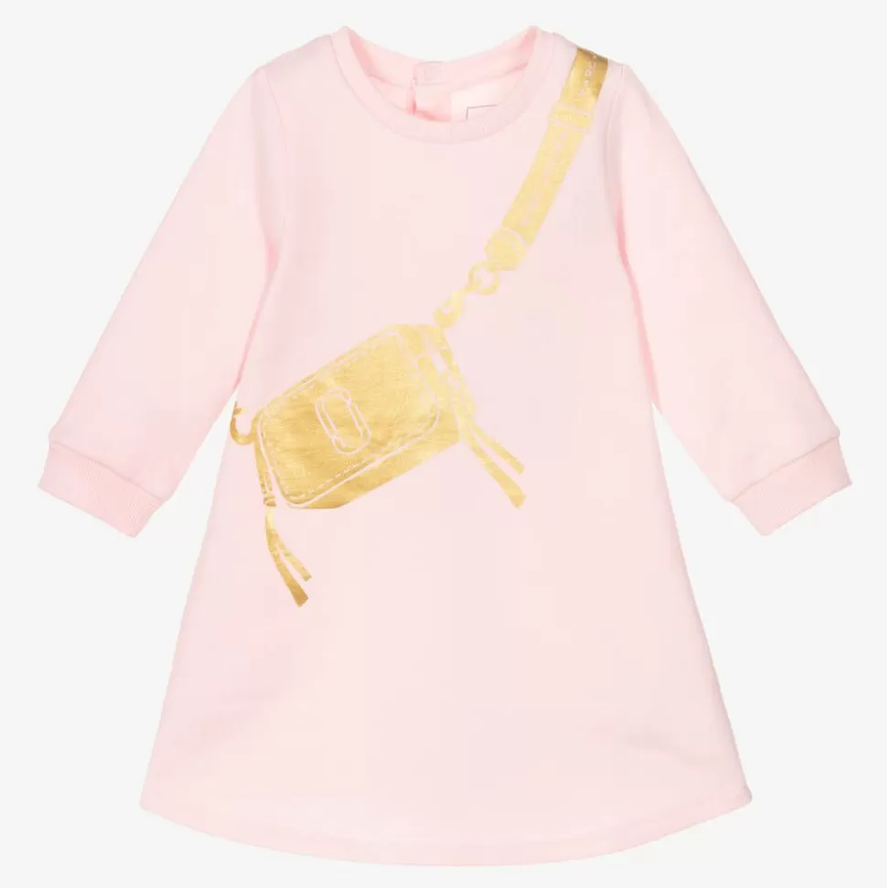 MARC JACOBS Girls Pink Snapshot Bag Cotton Dress^ Dresses | Dresses