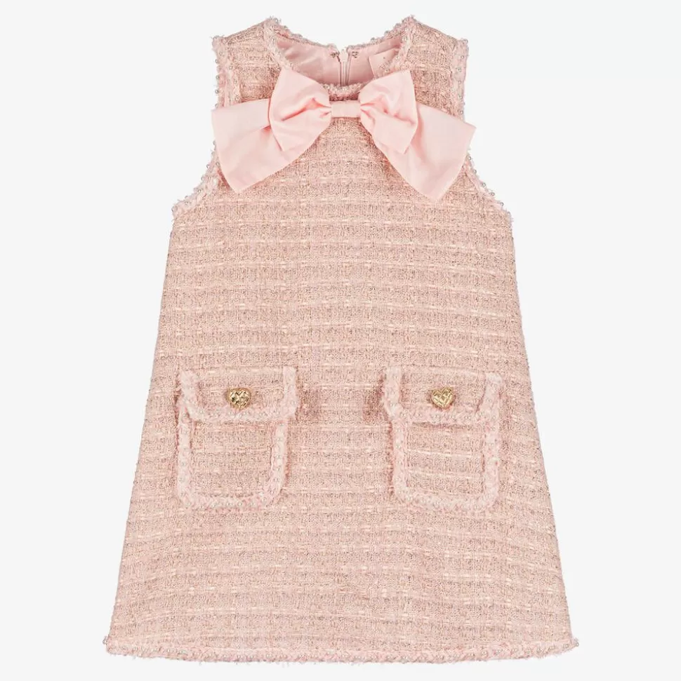 Tutu du Monde Girls Pink Sparkly Tweed Dress^ Dresses