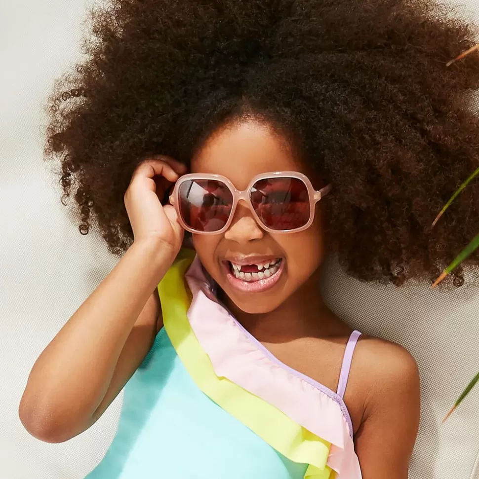 Chloé Girls Pink Square Sunglasses^ Clothing Accessories