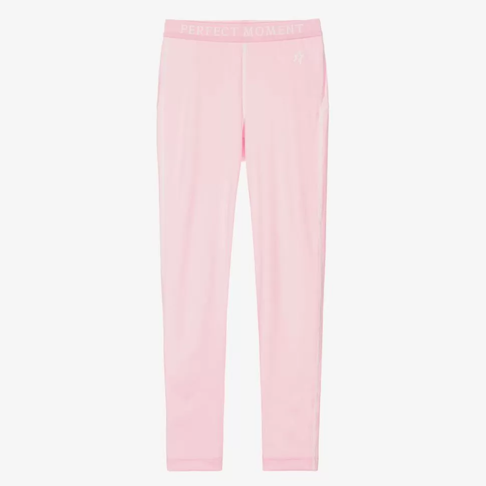 Perfect Moment Girls Pink Thermal Star Leggings^ Snowwear