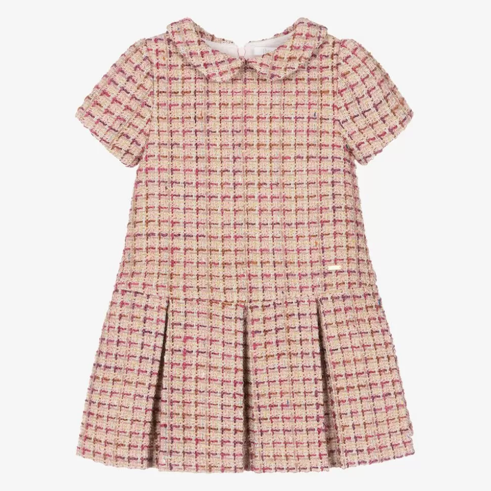 Patachou Girls Pink Tweed Dress^ Dresses