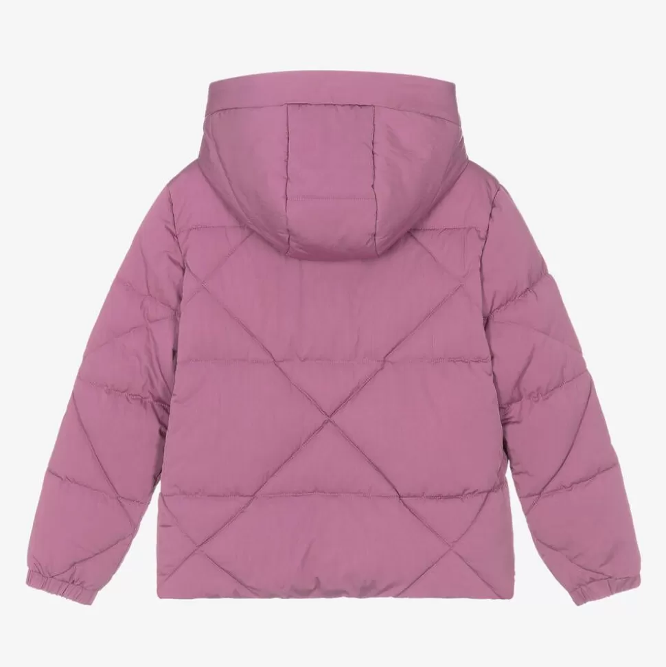 Mayoral Girls Purple Hooded Jacket^ Coats & Jackets