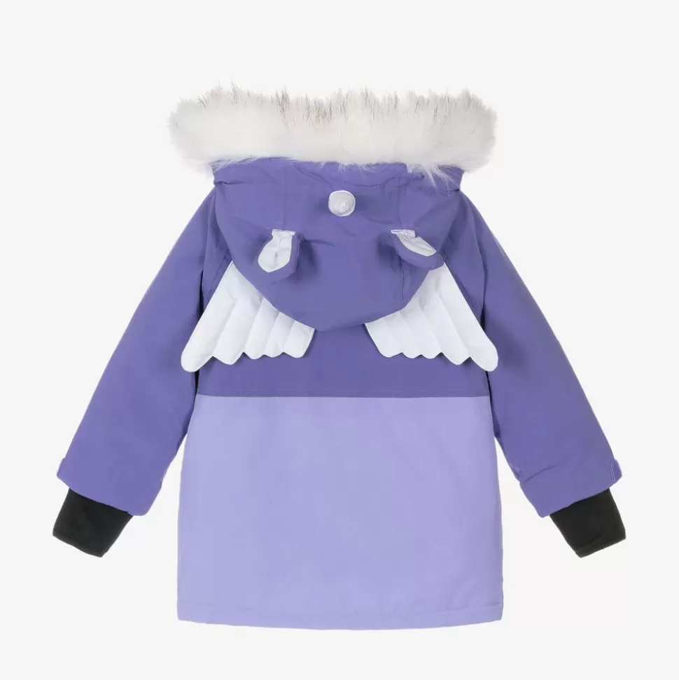 Roarsome Girls Purple Sparkle The Unicorn  Ski Jacket^ Snowwear