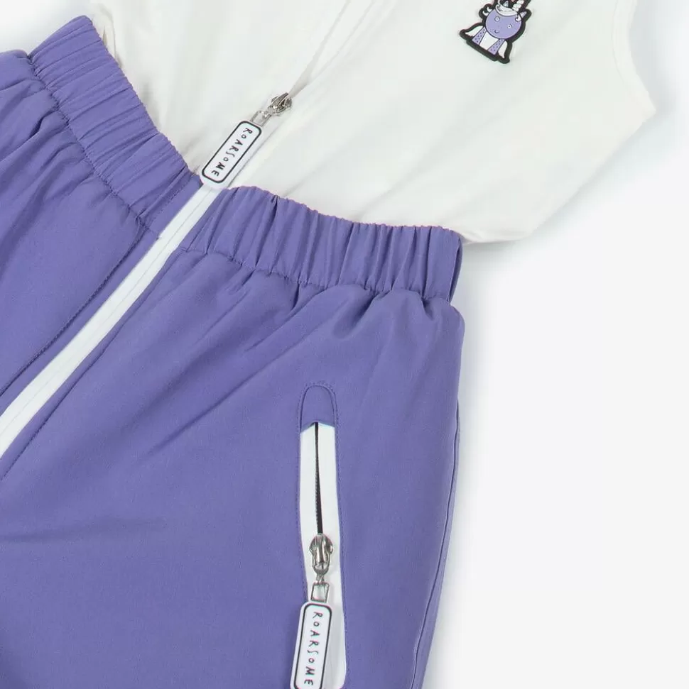 Roarsome Girls Purple Sparkle The Unicorn Ski Pants^ Snowwear