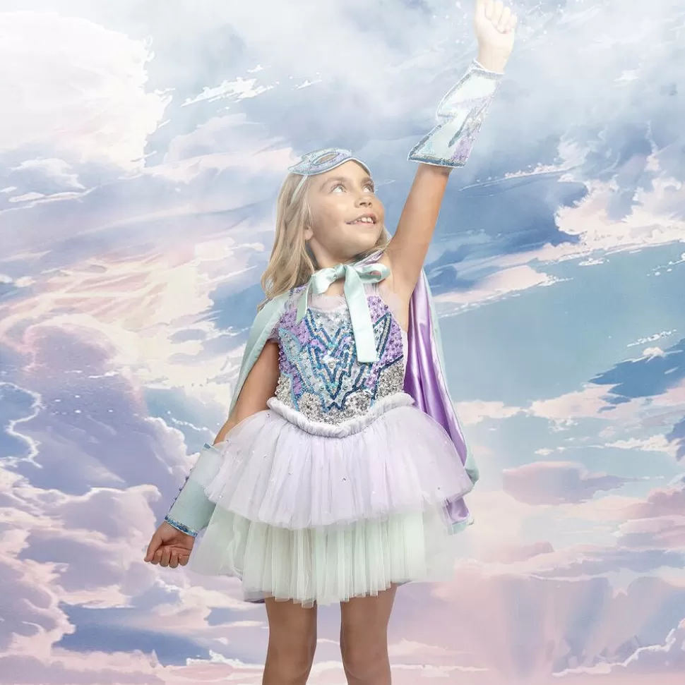 Tutu du Monde Girls Purple Super Hero Sequin Dress^ Costumes