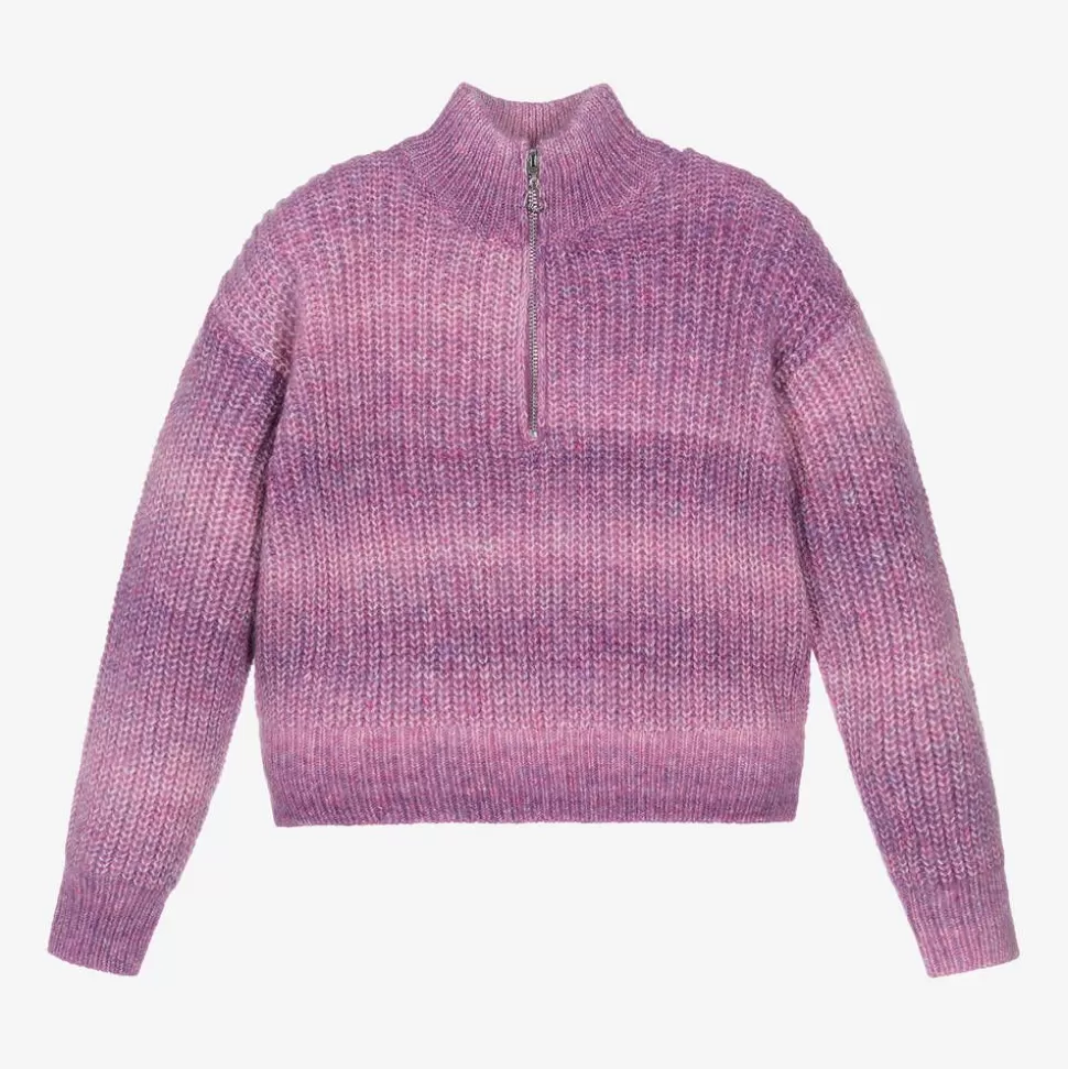 Mayoral Girls Purple Sweater^ Tops
