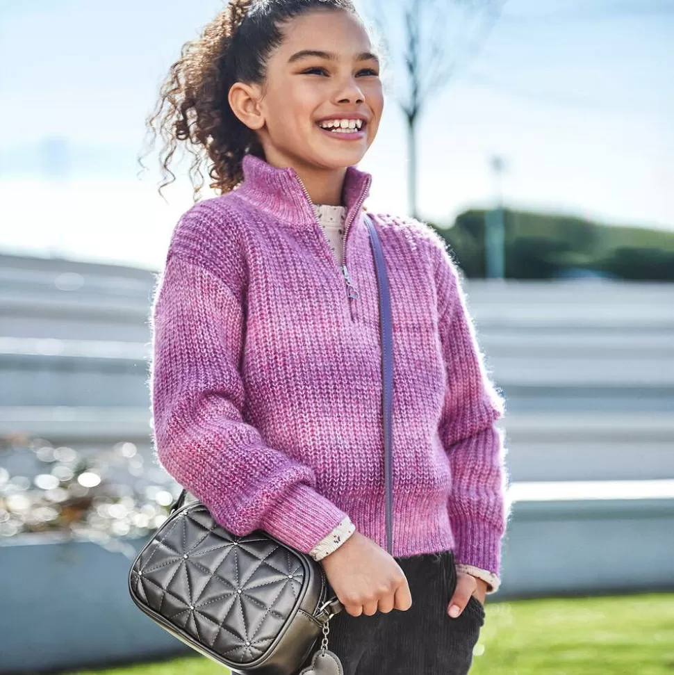 Mayoral Girls Purple Sweater^ Tops