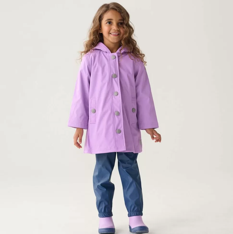 Little Blue House by Hatley Girls Purple Waterproof Raincoat^ Coats & Jackets