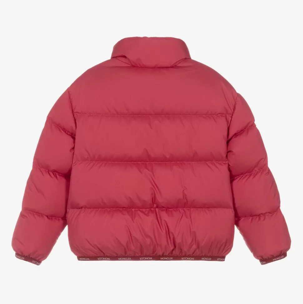 Moncler Enfant Girls Red Abbadia Puffer Jacket^ Coats & Jackets