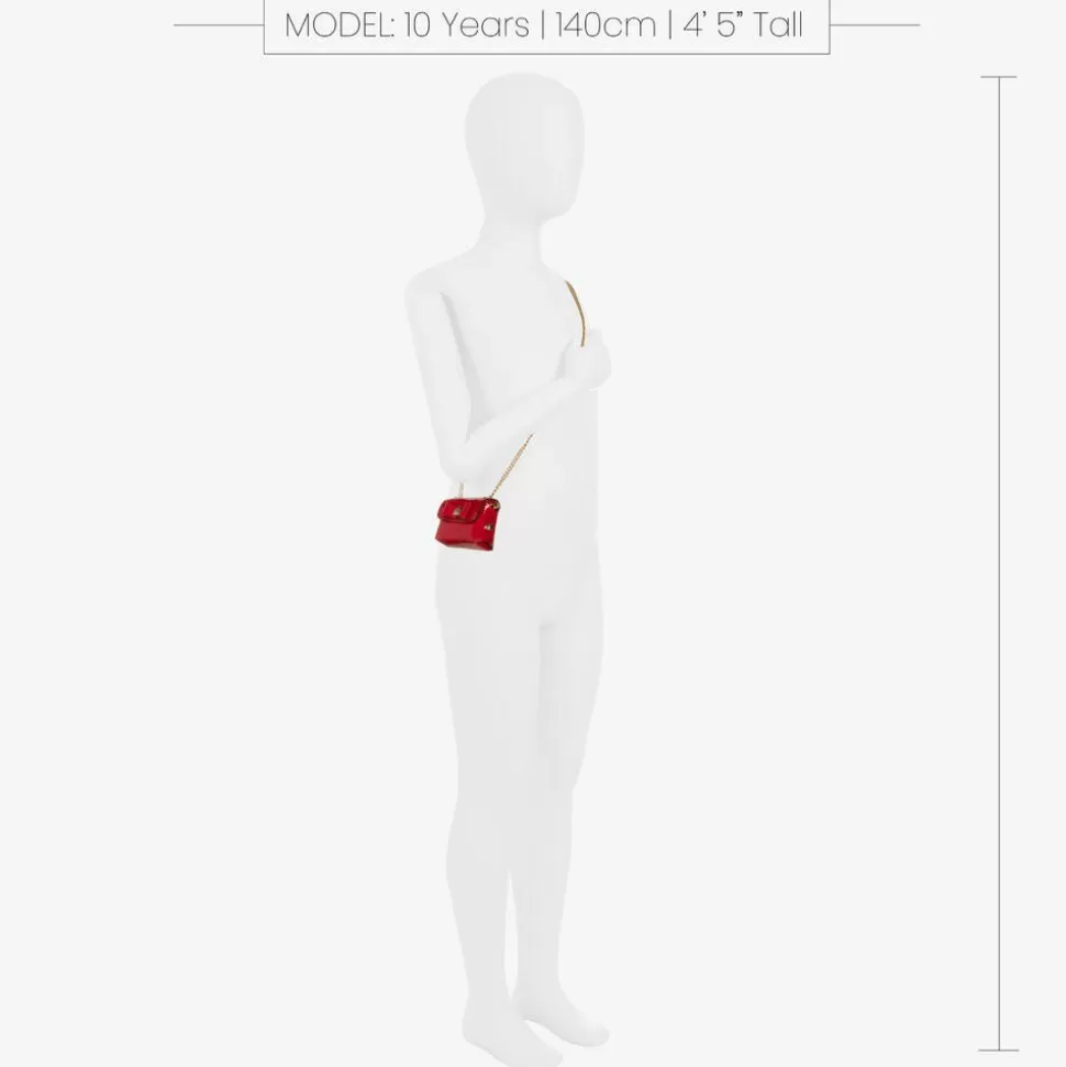 Zaccone Girls Red Mini Shoulder Bag (8cm)^ Bags