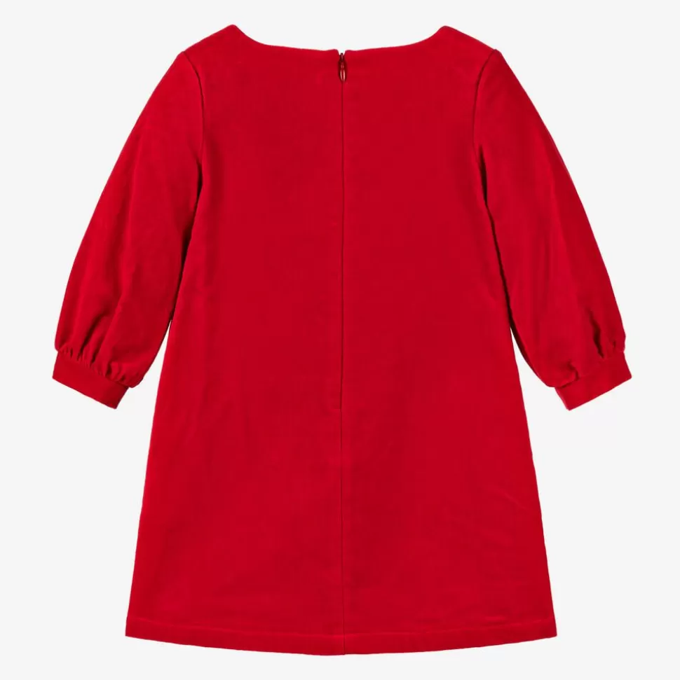 Moschino Kid-Teen Girls Red Velvet Hearts Dress^ Dresses