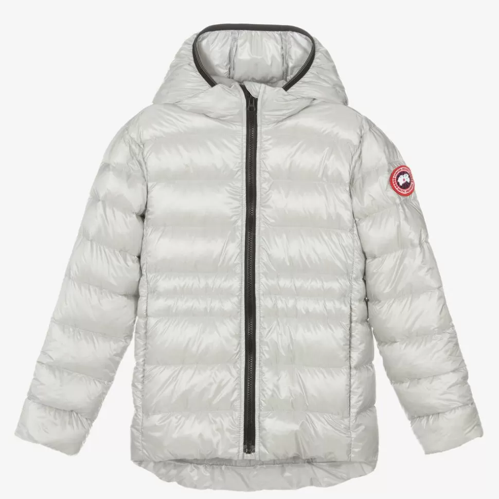 Canada Goose Girls Silver Down Padded Cypress Jacket^ Coats & Jackets