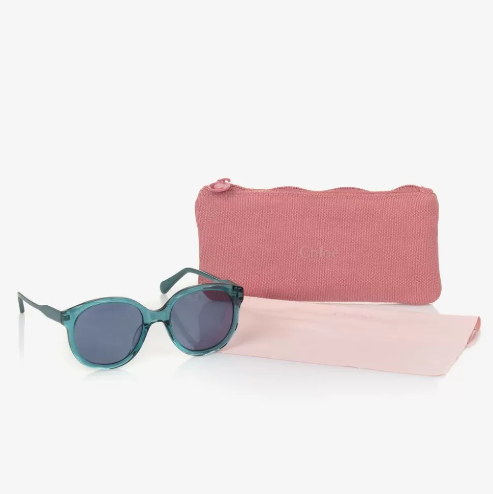 Chloé Girls Teal Blue Sunglasses^ Clothing Accessories
