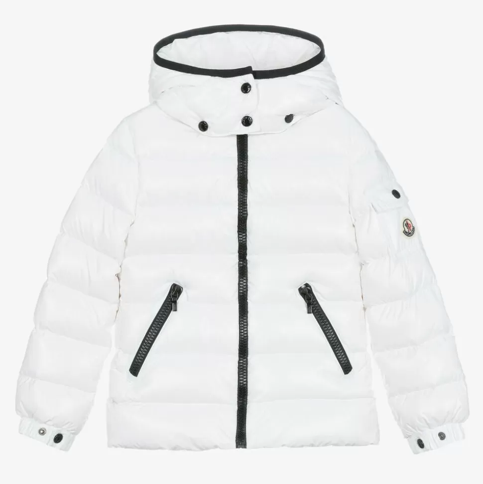 Moncler Enfant Girls White Bady Down Padded Puffer Jacket^ Coats & Jackets