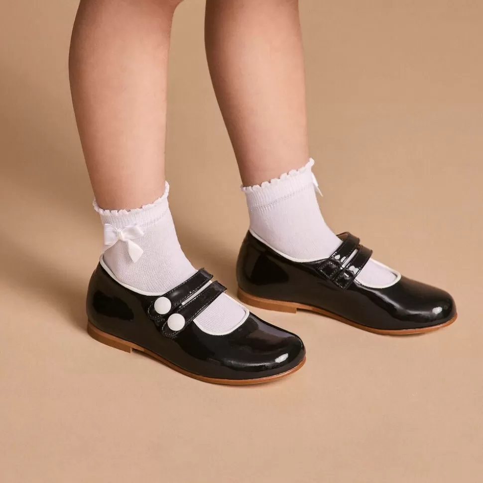 Story Loris Girls White Bow Cotton Socks^ Socks