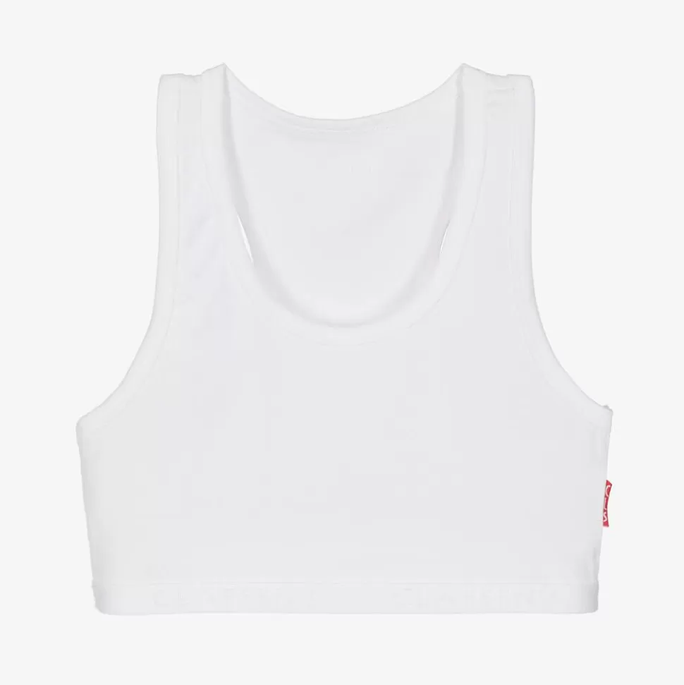 Claesens Girls White Cotton Bra Top^ Underwear