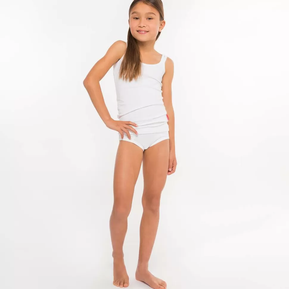 Claesens Girls White Cotton Knickers (3 Pack)^ Underwear