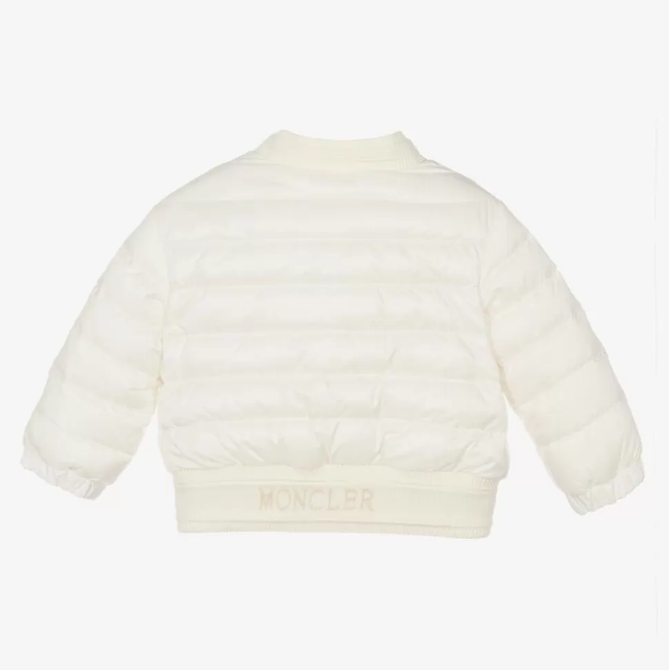 Moncler Enfant Girls White Down Padded Ter Jacket^ Coats & Jackets