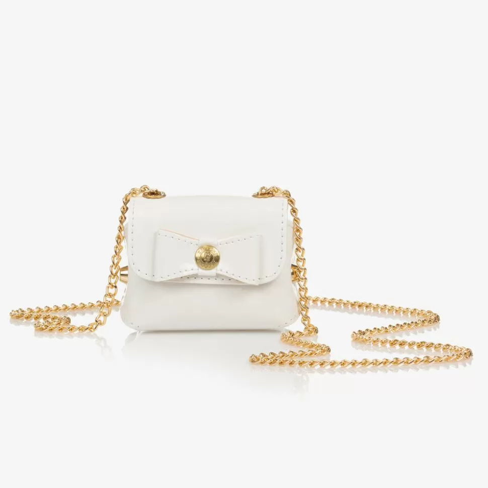 Zaccone Girls White Mini Shoulder Bag (8cm)^ Bags