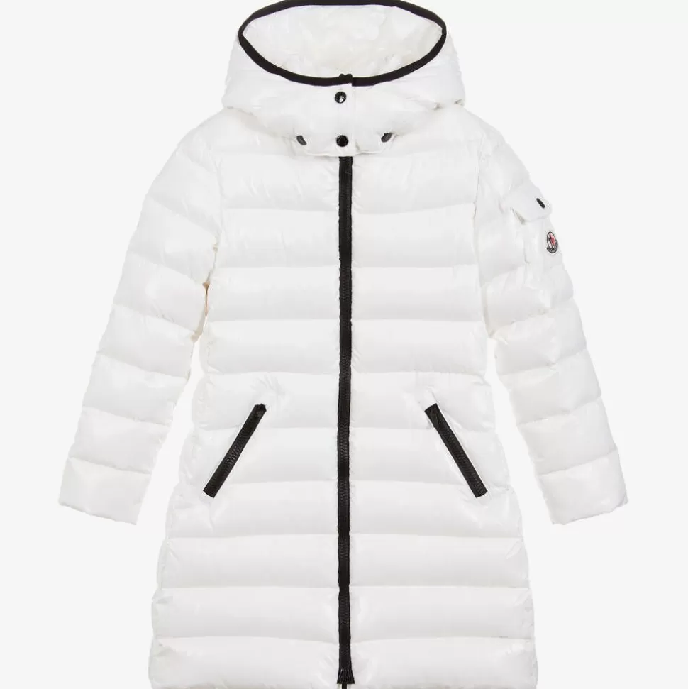 Moncler Enfant Girls White Padded Moka Coat^ Coats & Jackets
