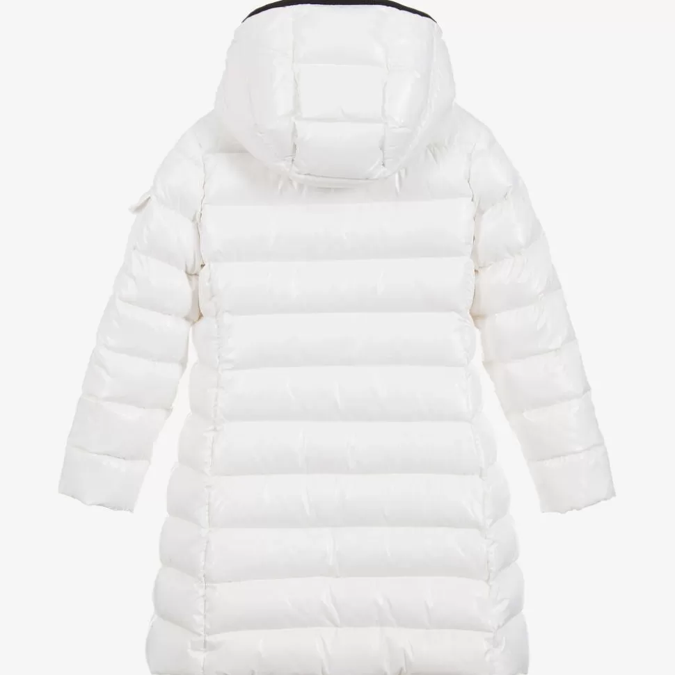 Moncler Enfant Girls White Padded Moka Coat^ Coats & Jackets