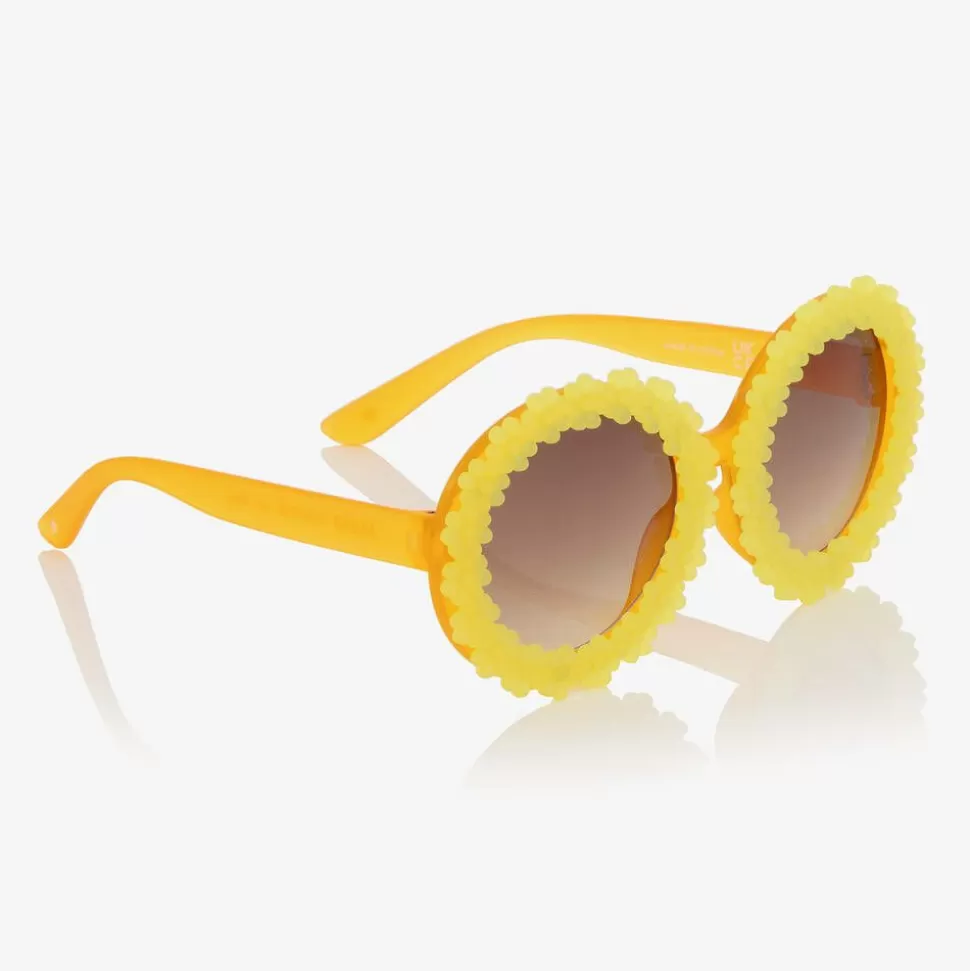 Molo Girls Yellow Flower Sunglasses (UVA/UVB)^ Clothing Accessories