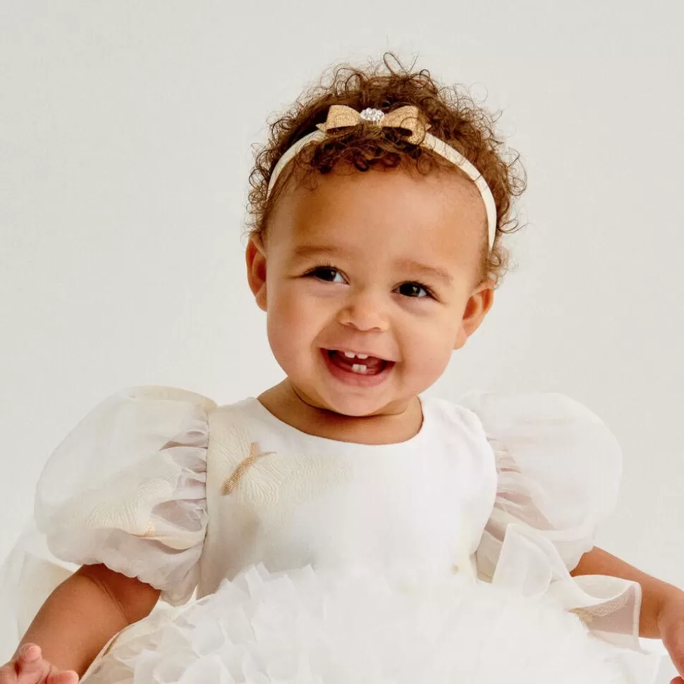 Cute Cute Gold Glitter Bow Headband^ Hair Accessories
