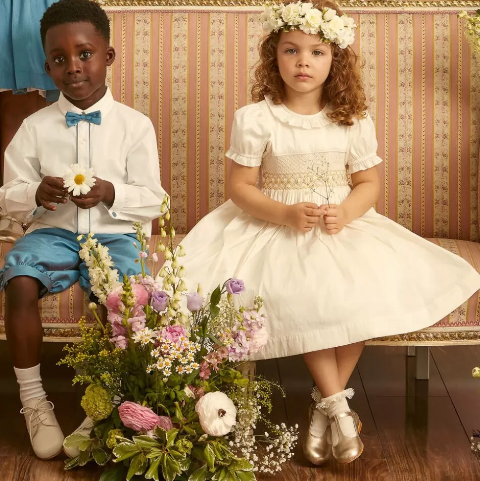 Childrens Classics Gold Leather Shoes^ Bar Shoes | Bar Shoes