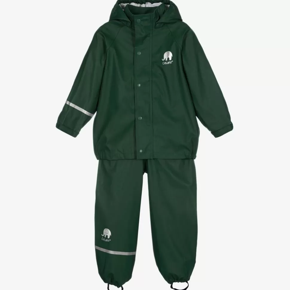 CeLaVi Green 2 Piece Rainsuit^BOY Coats & Jackets | Coats & Jackets