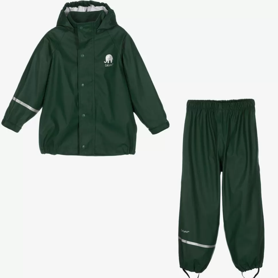 CeLaVi Green 2 Piece Rainsuit^BOY Coats & Jackets | Coats & Jackets