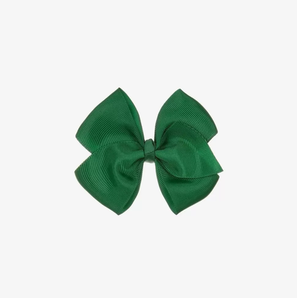 Bowtique London Green Bow Hair Clip (10cm)^ Hair Accessories