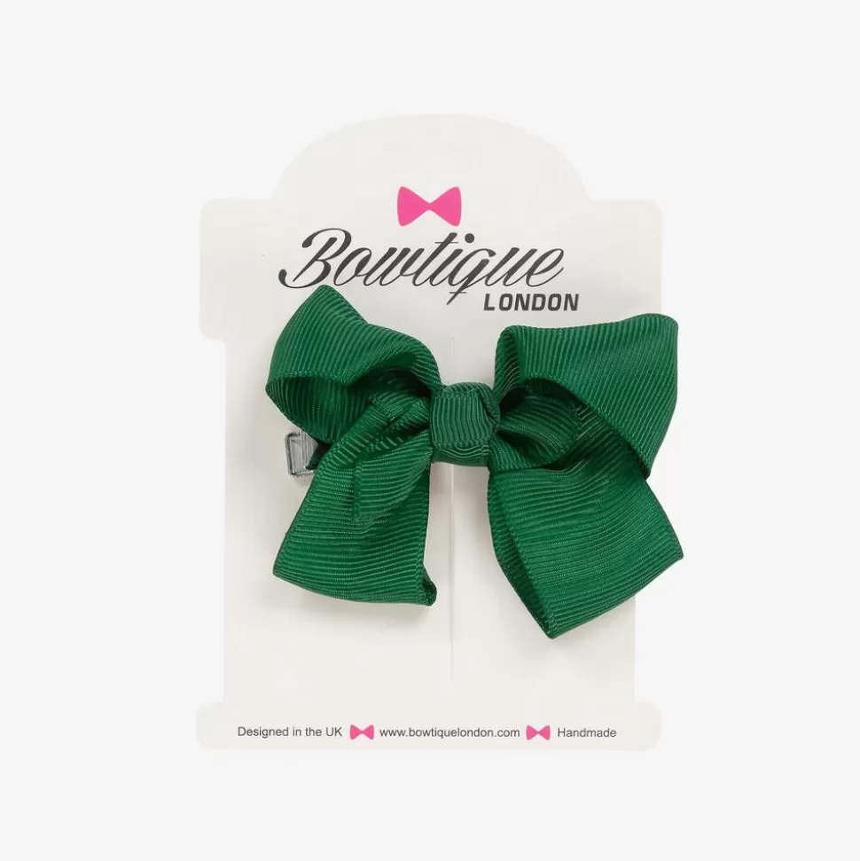 Bowtique London Green Bow Hair Clip (7cm)^ Hair Accessories