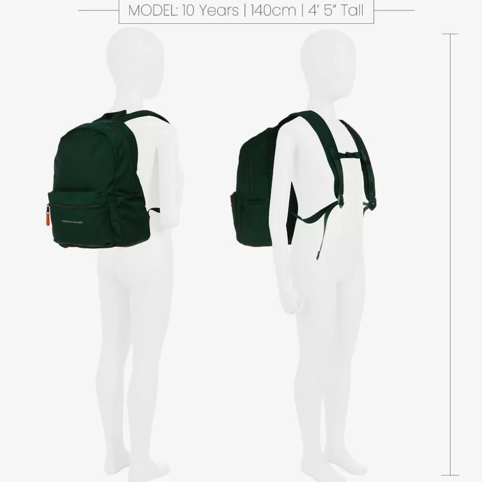 Tommy Hilfiger Green Canvas Backpack (37cm)^BOY Bags
