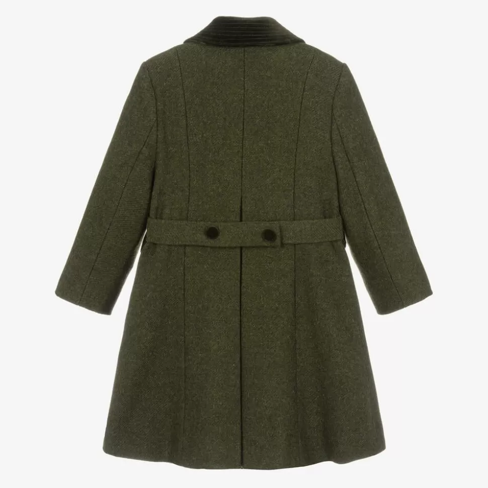 Ancar Green Collared Wool Coat^ Coats & Jackets