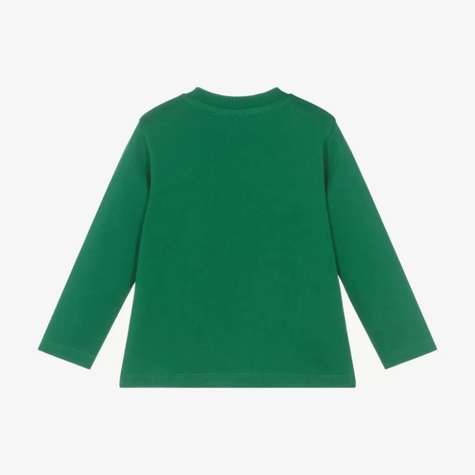 Moschino Baby Green Cotton Baby Top^ Tops
