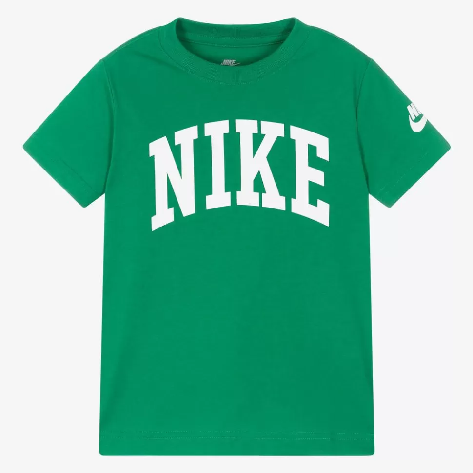 Nike Green Cotton T-Shirt^BOY Tops