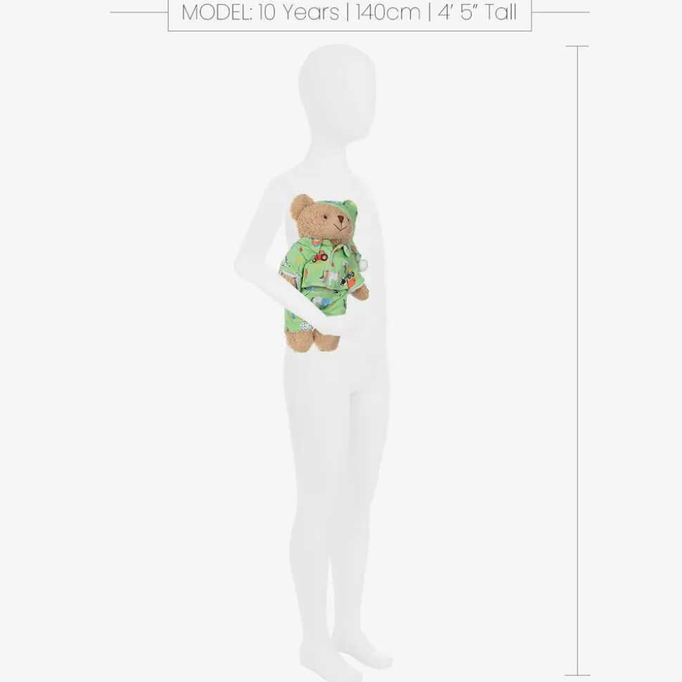Powell Craft Green Farmyard Pyjama Teddy Bear (34cm)^ Toys