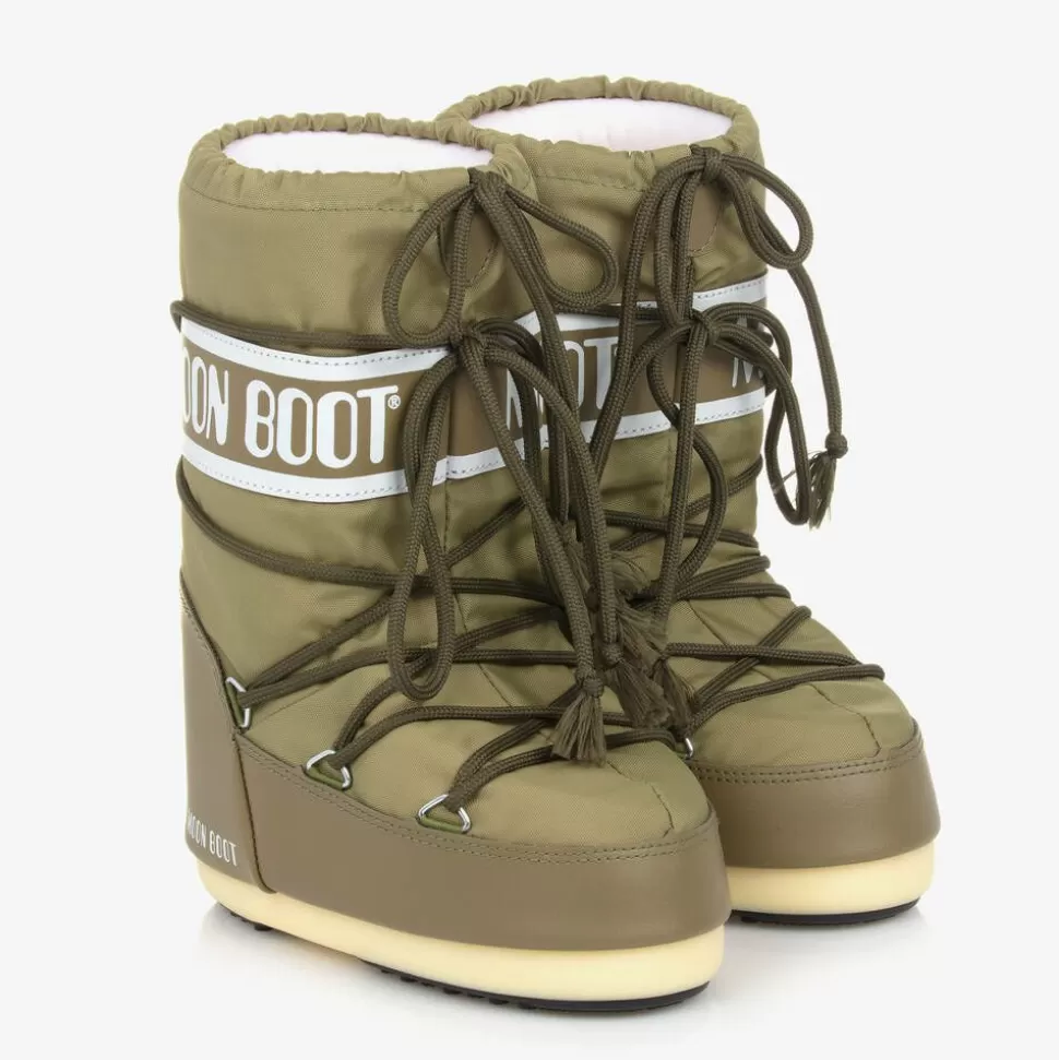 Moon Boot Green Icon Nylon Snow Boots^BOY Snow Boots | Snow Boots