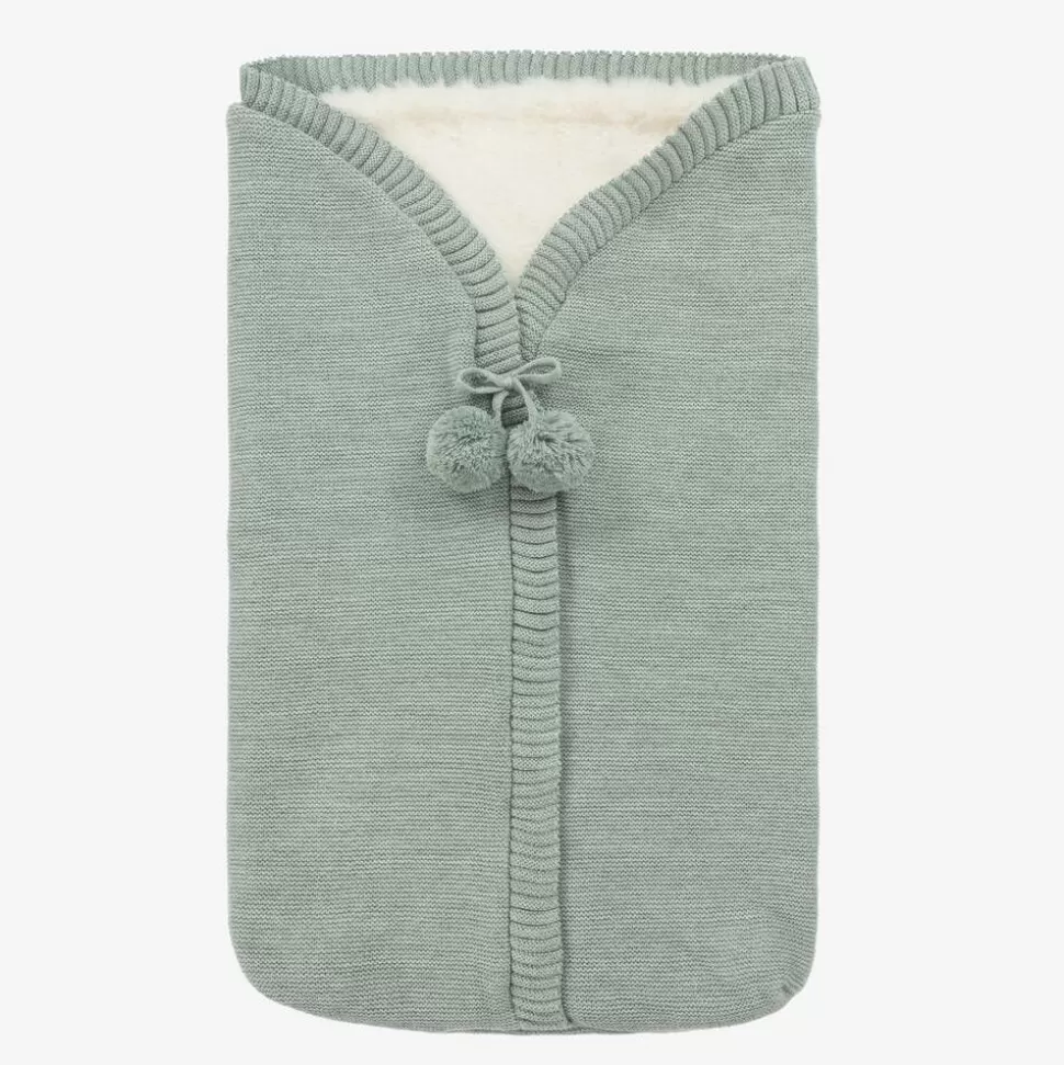 Mebi Green Knitted Baby Nest (63cm)^ Nests
