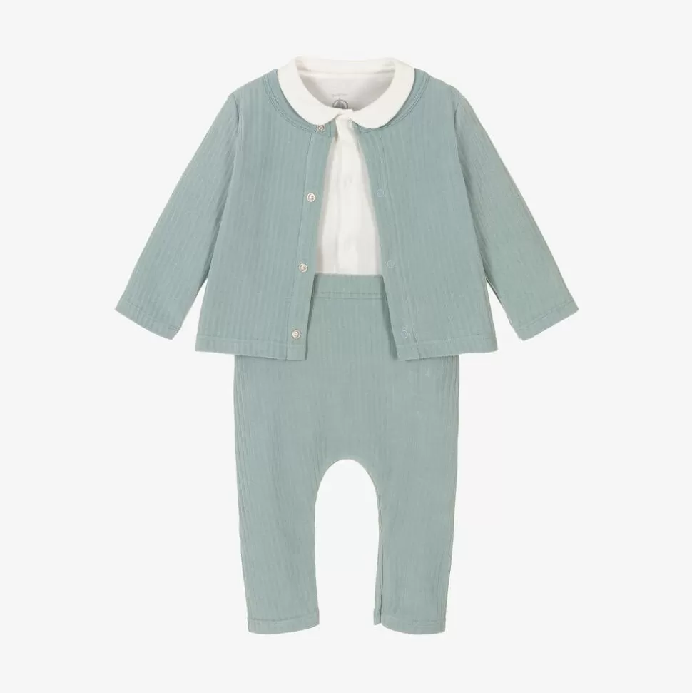 Petit Bateau Green Organic Cotton Trouser Set^ Gifts