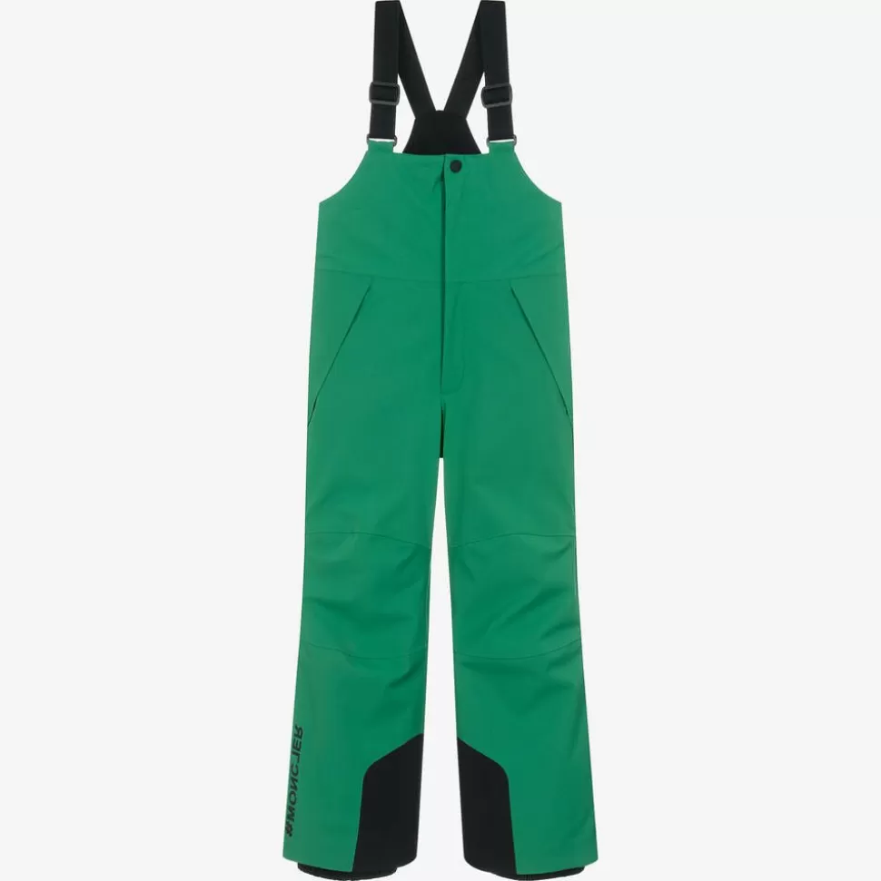 Moncler Enfant Green Padded Ski Salopettes^BOY Snowwear | Snowwear