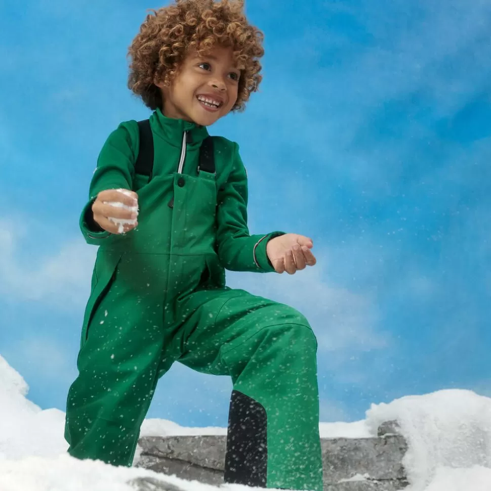 Moncler Enfant Green Padded Ski Salopettes^BOY Snowwear | Snowwear