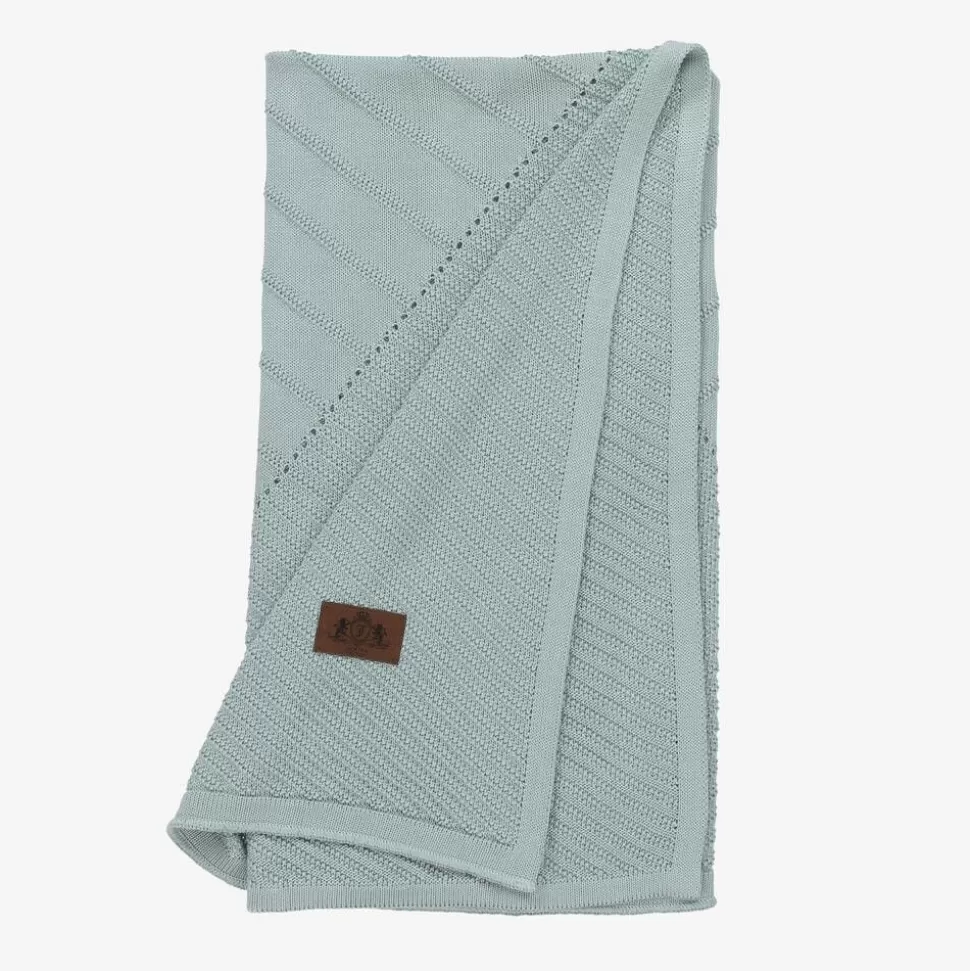 Jamiks Green Viscose Knit Baby Blanket (100cm)^ Gifts