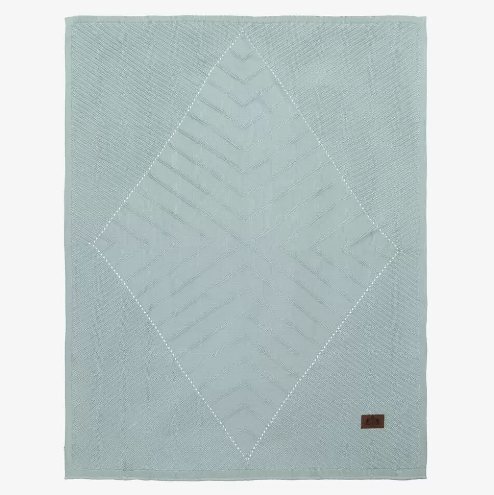 Jamiks Green Viscose Knit Baby Blanket (100cm)^ Gifts